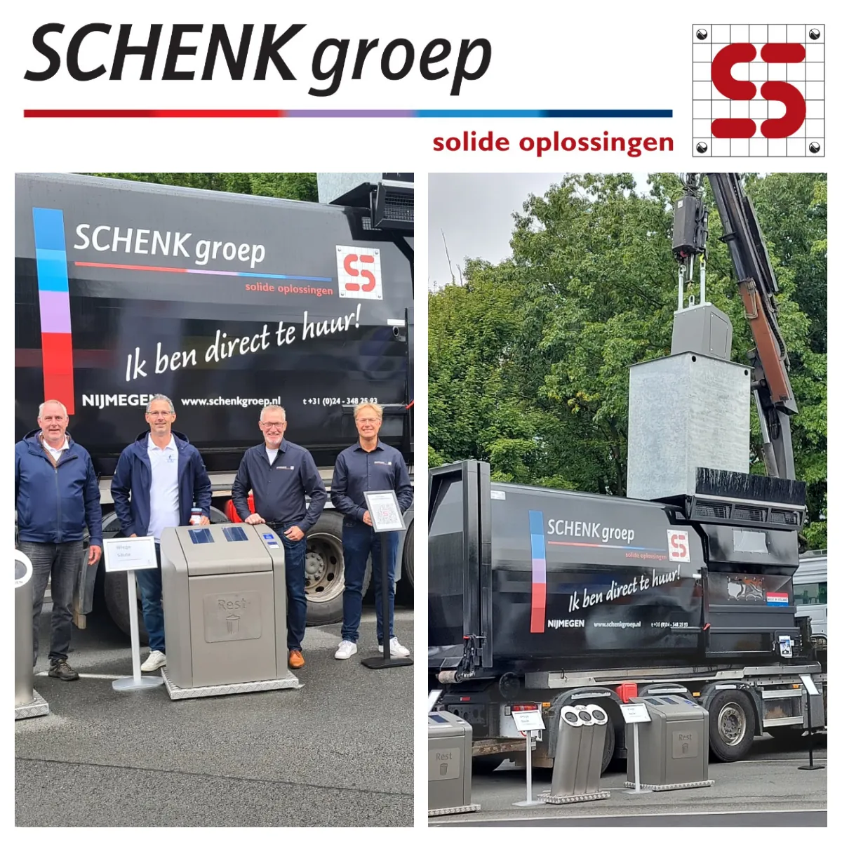 SCHENKgroep op Tag der Entsorgungs-Logistik Selm met IPC-oplossing